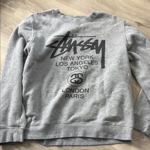 Stussy Gray Men's Sweater